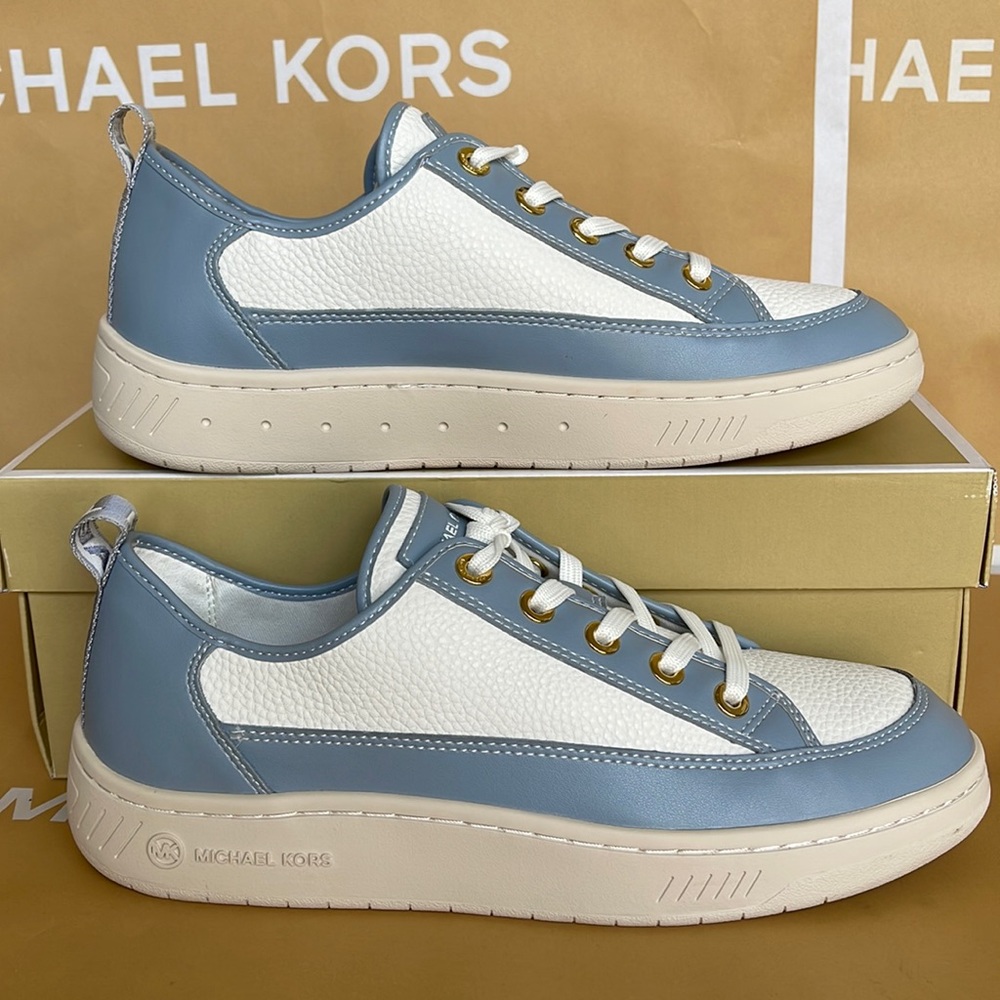 MICHAEL KORS SHEA LACE UP
FAUX LEATHER
49F3SHFS1L
PALE BLUE NEW